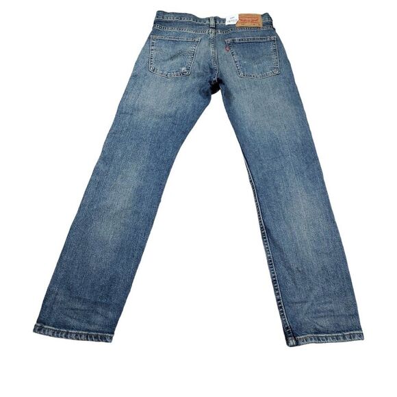 Levi's 510 Skinny Flex Stretch Jeans Ripped Distressed Blue Men's Size 29 x 30 - Picture 3 of 12